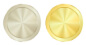 White and yellow gold